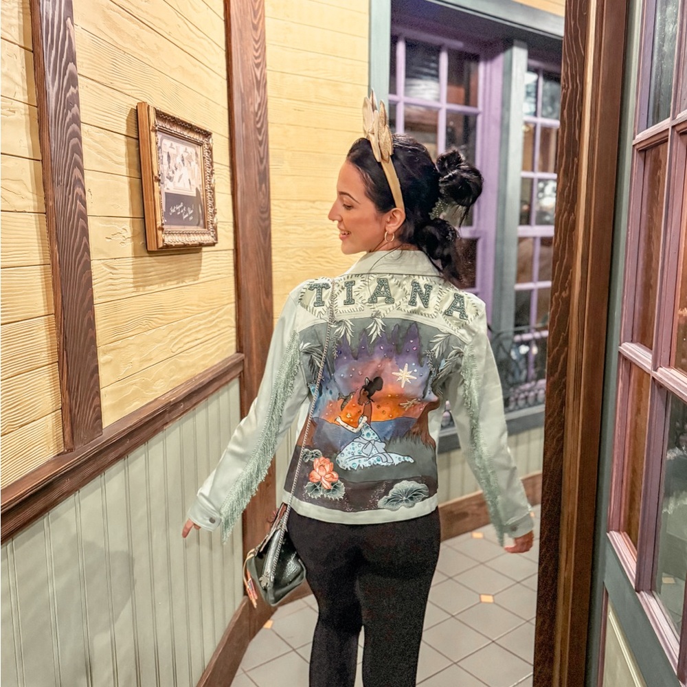 Custom Disney The Princess and the Frog Denim Jacket - Picture 8 of 10